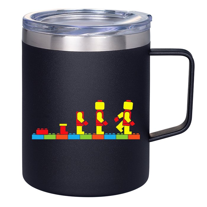 Bricks Evolution Master Builder Blocks 12oz Stainless Steel Coffee Mug