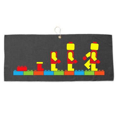 Bricks Evolution Master Builder Blocks Large Microfiber Waffle Golf Towel