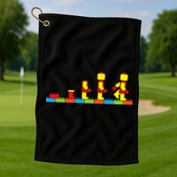 Bricks Evolution Master Builder Blocks Golf Towel