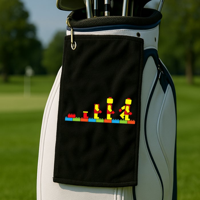 Bricks Evolution Master Builder Blocks Golf Towel