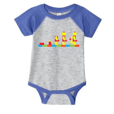 Bricks Evolution Master Builder Blocks Infant Baby Jersey Bodysuit