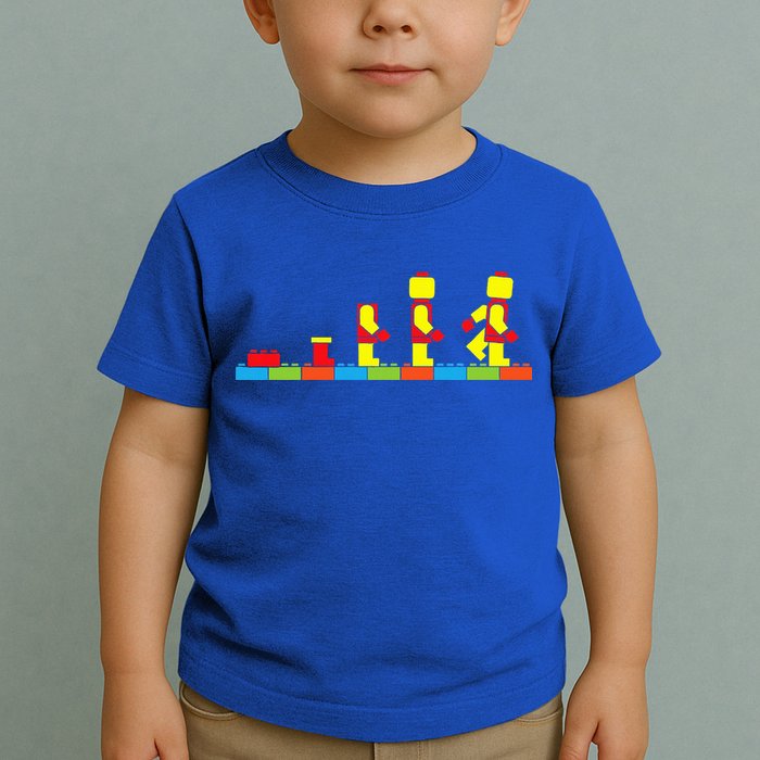 Bricks Evolution Master Builder Blocks Toddler T-Shirt