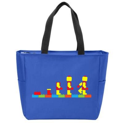 Bricks Evolution Master Builder Blocks Zip Tote Bag