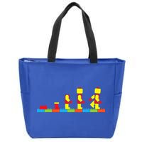 Bricks Evolution Master Builder Blocks Zip Tote Bag