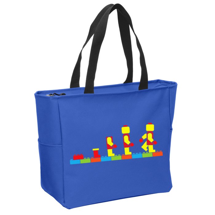 Bricks Evolution Master Builder Blocks Zip Tote Bag