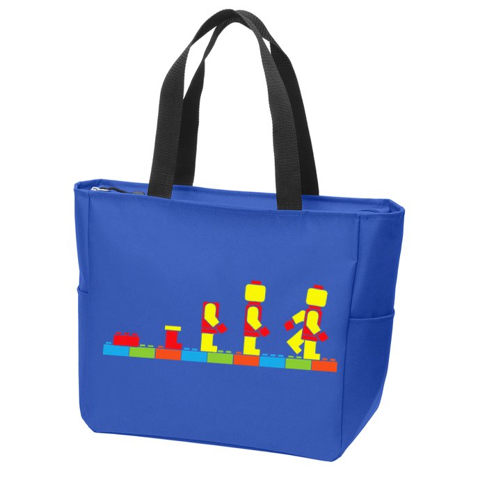Bricks Evolution Master Builder Blocks Zip Tote Bag