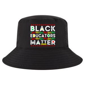 Black Educators Matter History Month Africa American Teacher Gift Cool Comfort Performance Bucket Hat