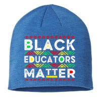 Black Educators Matter History Month Africa American Teacher Gift Sustainable Beanie