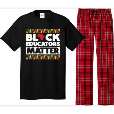 Black Educators Matter Black History Month Gift Pajama Set