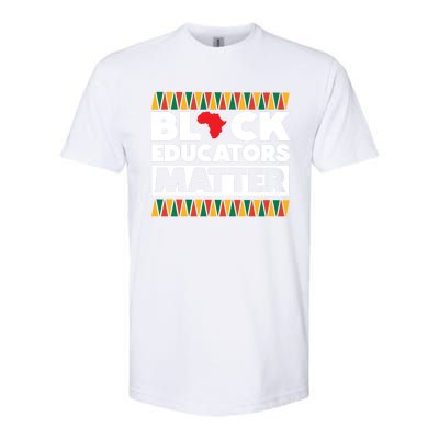 Black Educators Matter Black History Month Gift Softstyle® CVC T-Shirt