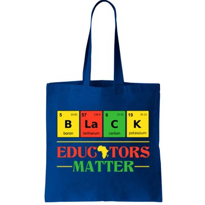 Black Educators Matter Black Month History Juneteenth Gift Tote Bag