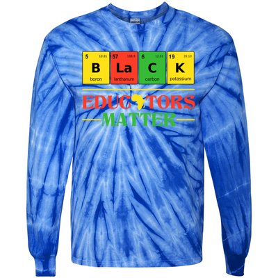 Black Educators Matter Black Month History Juneteenth Gift Tie-Dye Long Sleeve Shirt