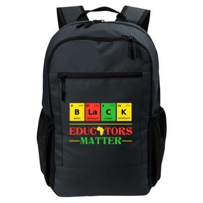 Black Educators Matter Black Month History Juneteenth Gift Daily Commute Backpack