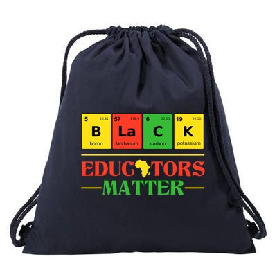 Black Educators Matter Black Month History Juneteenth Gift Drawstring Bag