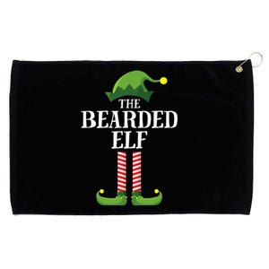 Bearded Elf Matching Family Group Christmas Party Elf Grommeted Golf Towel