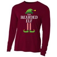 Bearded Elf Matching Family Group Christmas Party Elf Cooling Performance Long Sleeve Crew