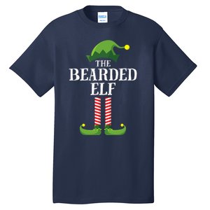 Bearded Elf Matching Family Group Christmas Party Elf Tall T-Shirt