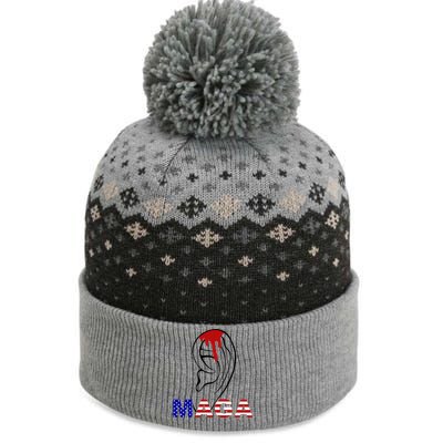 Bleeding Ears Maga Usa Pro Trump The Baniff Cuffed Pom Beanie