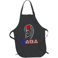 Bleeding Ears Maga Usa Pro Trump Apron