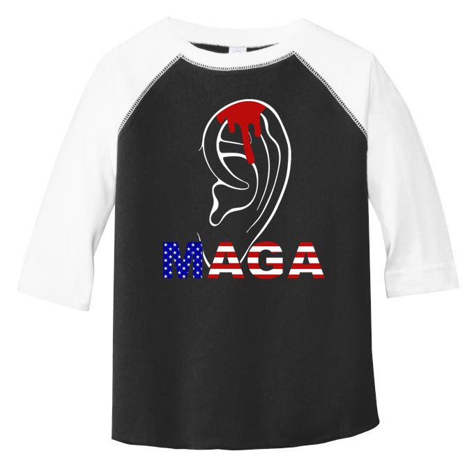 Bleeding Ears Maga Usa Pro Trump Toddler Fine Jersey T-Shirt