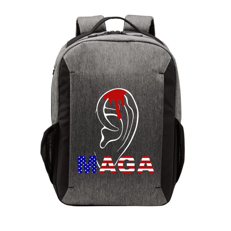 Bleeding Ears Maga Usa Pro Trump Vector Backpack