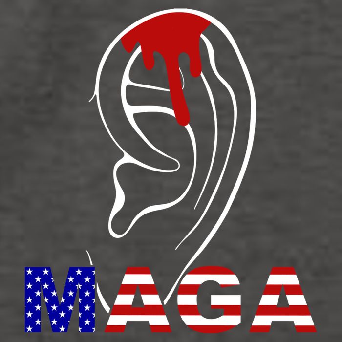 Bleeding Ears Maga Usa Pro Trump Vector Backpack
