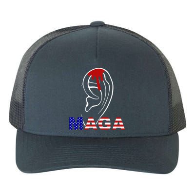 Bleeding Ears Maga Usa Pro Trump Yupoong Adult 5-Panel Trucker Hat