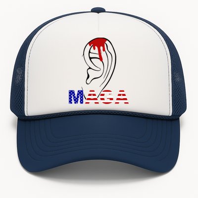 Bleeding Ears Maga Usa Pro Trump Trucker Hat