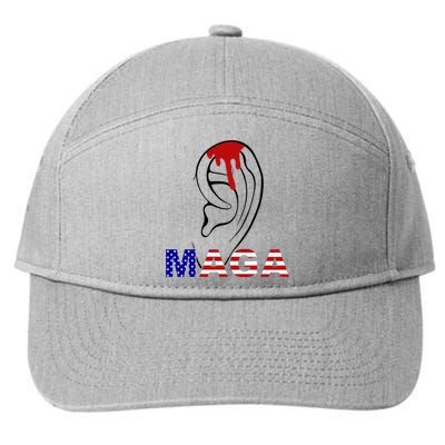 Bleeding Ears Maga Usa Pro Trump 7-Panel Snapback Hat