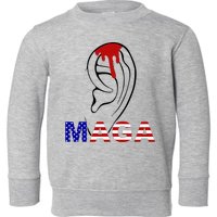 Bleeding Ears Maga Usa Pro Trump Toddler Sweatshirt