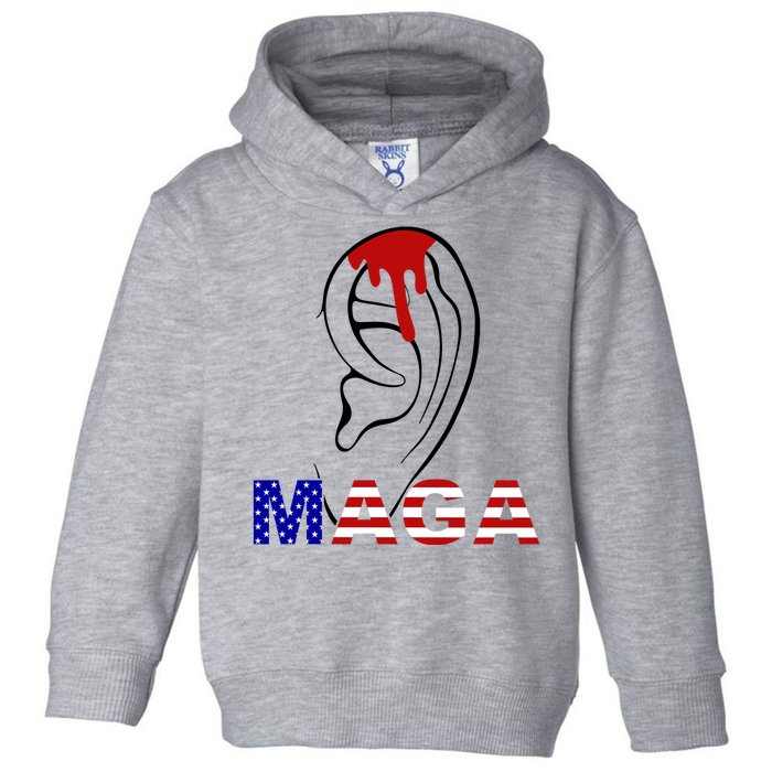 Bleeding Ears Maga Usa Pro Trump Toddler Hoodie