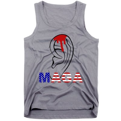 Bleeding Ears Maga Usa Pro Trump Tank Top