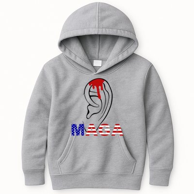 Bleeding Ears Maga Usa Pro Trump Kids Hoodie