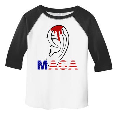 Bleeding Ears Maga Usa Pro Trump Toddler Fine Jersey T-Shirt