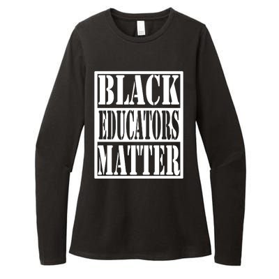 Black Educators Matter Teacher Black History Month Womens CVC Long Sleeve Shirt