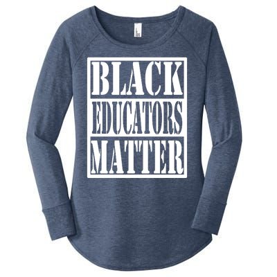 Black Educators Matter Teacher Black History Month Women's Perfect Tri Tunic Long Sleeve Shirt