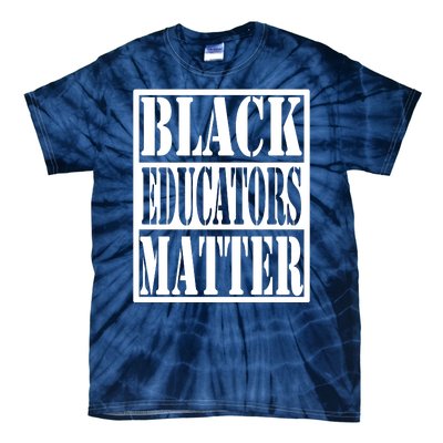 Black Educators Matter Teacher Black History Month Tie-Dye T-Shirt