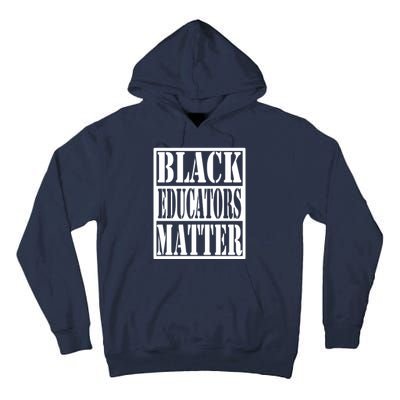 Black Educators Matter Teacher Black History Month Tall Hoodie