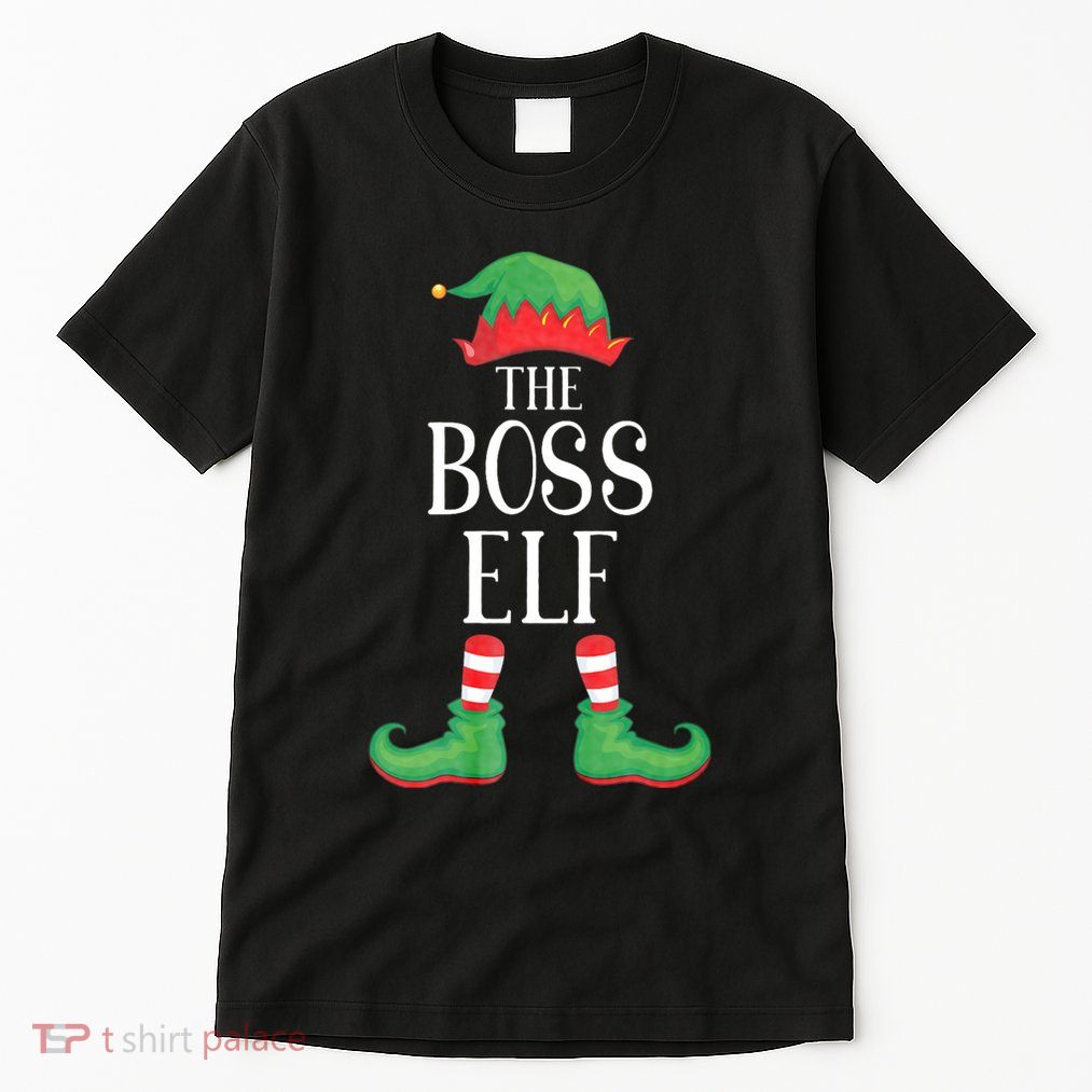 Boss Elf Matching Group Xmas Funny Family Christmas Tall T-Shirt