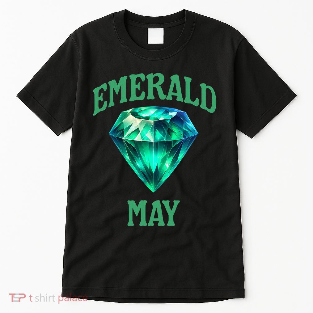 Birthstone Emerald May Emerald Green Jewel Inspired Art Tall T-Shirt