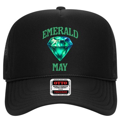 Birthstone Emerald May Emerald Green Jewel Inspired Art Trucker Hat
