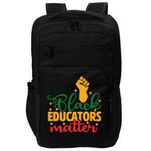 Black Educators Matter Gift Teacher Black History Month Impact Tech Backpack