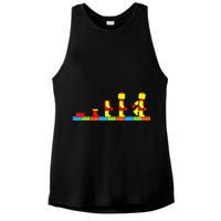 Bricks Evolution Master Builder Building Blocks Ladies PosiCharge Tri-Blend Wicking Tank