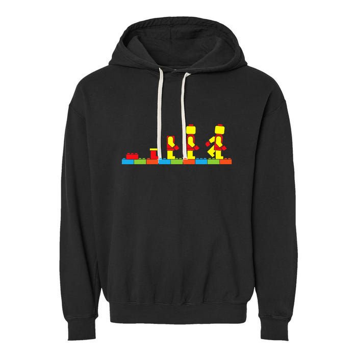 Bricks Evolution Master Builder Building Blocks Garment-Dyed Fleece Hoodie