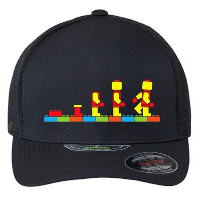 Bricks Evolution Master Builder Building Blocks Flexfit Unipanel Trucker Cap