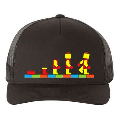 Bricks Evolution Master Builder Building Blocks Yupoong Adult 5-Panel Trucker Hat