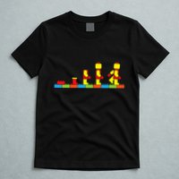 Bricks Evolution Master Builder Building Blocks T-Shirt