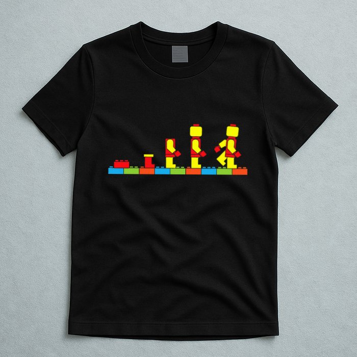 Bricks Evolution Master Builder Building Blocks T-Shirt