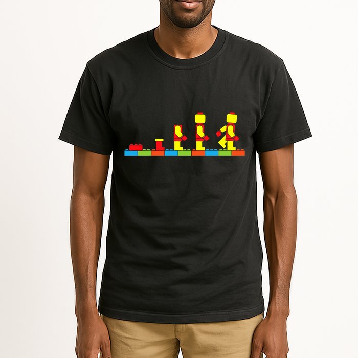 Bricks Evolution Master Builder Building Blocks Tall T-Shirt