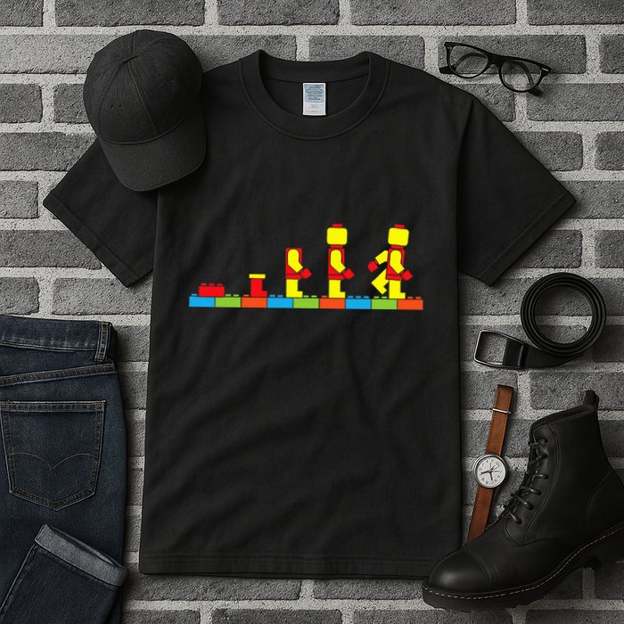 Bricks Evolution Master Builder Building Blocks Tall T-Shirt